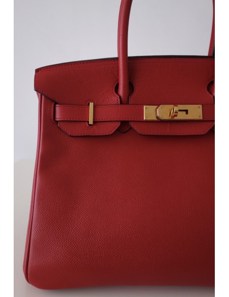 SAC HERMES BIRKIN ROUGE 30