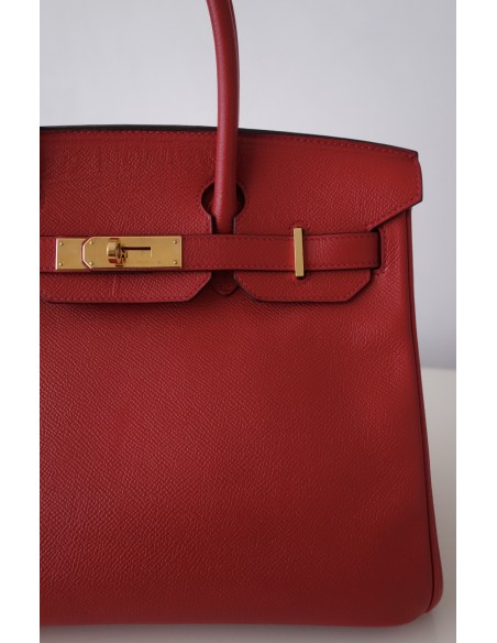 SAC HERMES BIRKIN ROUGE 30