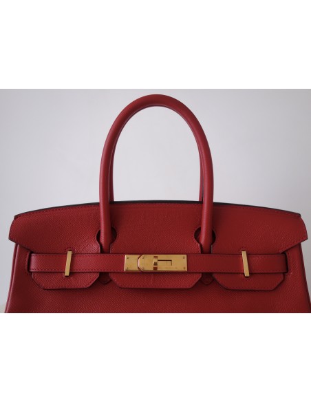 SAC HERMES BIRKIN ROUGE 30