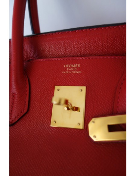 SAC HERMES BIRKIN ROUGE 30