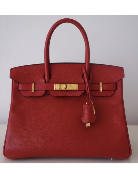 SAC HERMES BIRKIN ROUGE 30