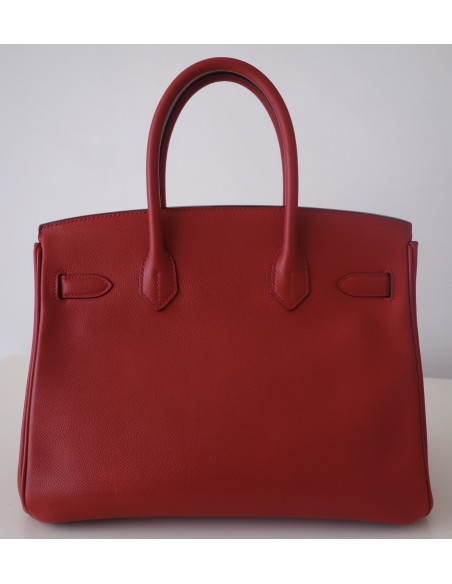 SAC HERMES BIRKIN ROUGE 30