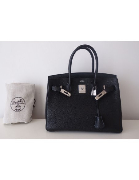 SAC HERMES BIRKIN 30 NOIR