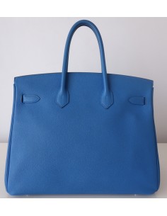 SAC HERMES BIRKIN 35 BLEU ZANZIBAR 2