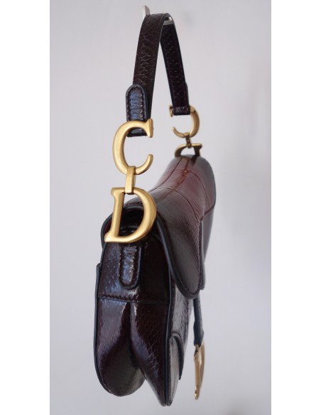 SAC MINI SADDLE DIOR PYTHON