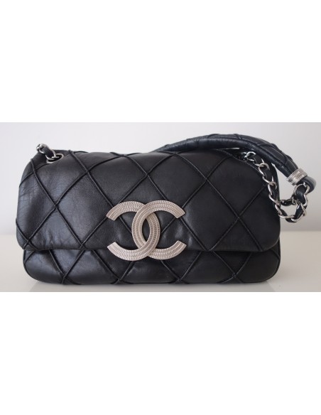 SAC CHANEL CUIR NOIR