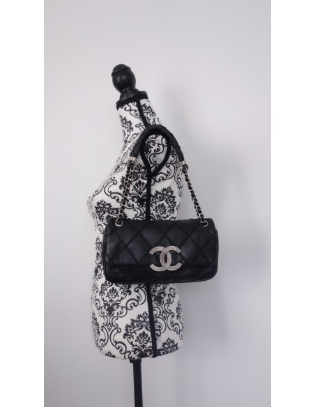 SAC CHANEL CUIR NOIR