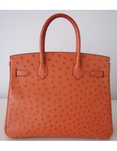 SAC HERMES BIRKIN 30 AUTRUCHE