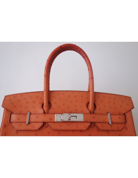 SAC HERMES BIRKIN 30 AUTRUCHE