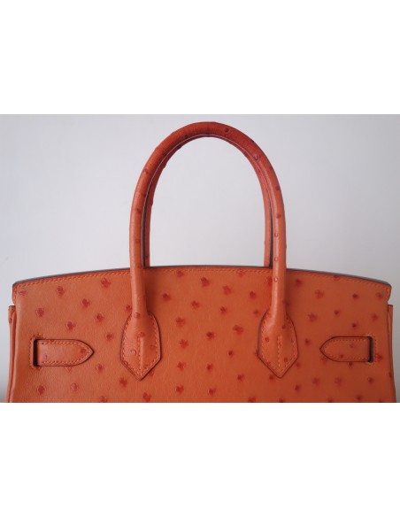 SAC HERMES BIRKIN 30 AUTRUCHE