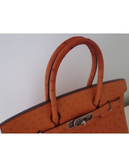 SAC HERMES BIRKIN 30 AUTRUCHE