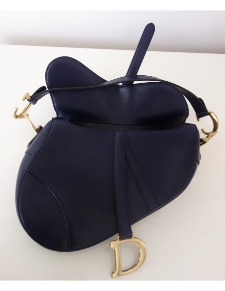 SAC DIOR SADDLE BLEU MARINE