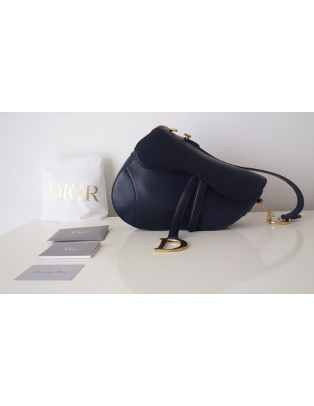 SAC DIOR SADDLE BLEU MARINE