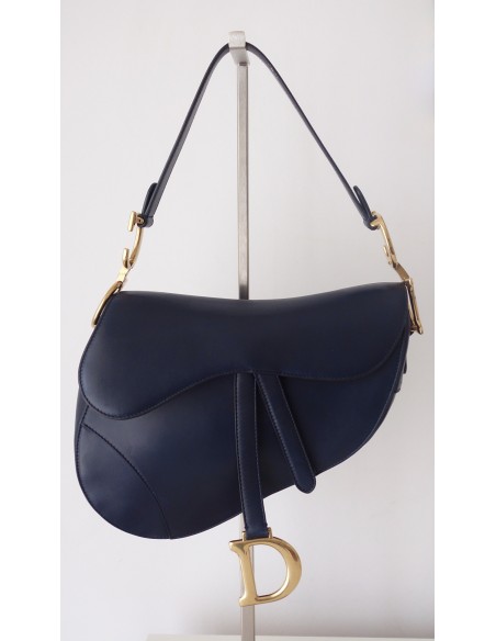 SAC DIOR SADDLE BLEU MARINE