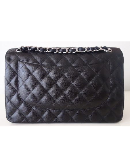 SAC CHANEL CLASSIQUE GM CAVIAR NOIR