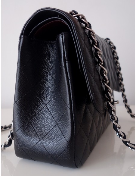 SAC CHANEL CLASSIQUE GM CAVIAR NOIR