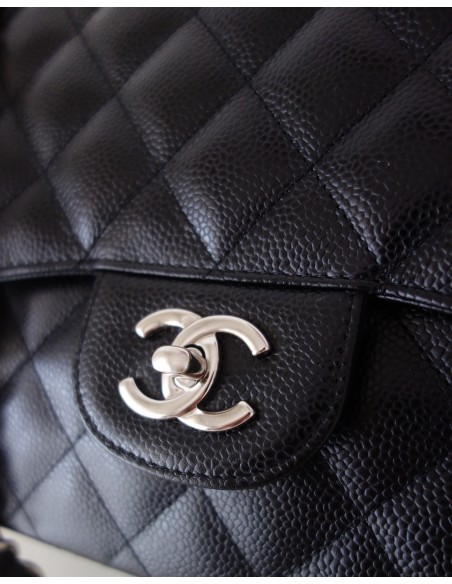 SAC CHANEL CLASSIQUE GM CAVIAR NOIR