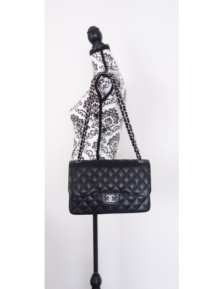 SAC CHANEL CLASSIQUE GM CAVIAR NOIR