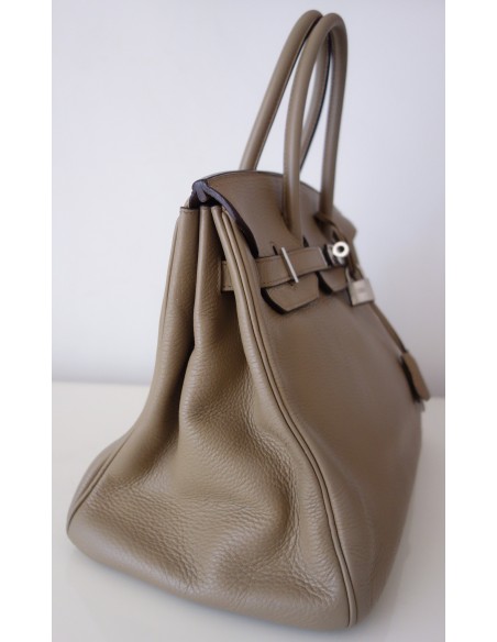 SAC HERMES BIRKIN 35 GRIS TOURTERELLE