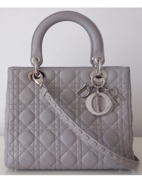 SAC LADY DIOR GRIS