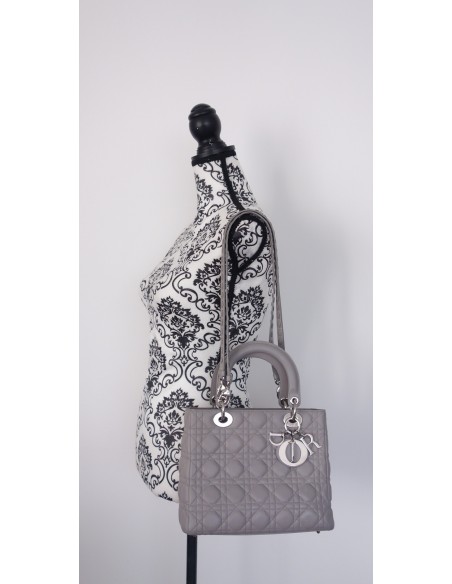 SAC LADY DIOR GRIS