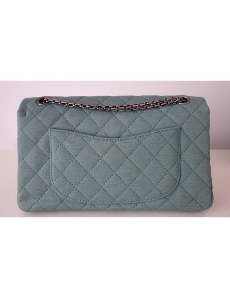 SAC CHANEL 2.55 VERT D'EAU