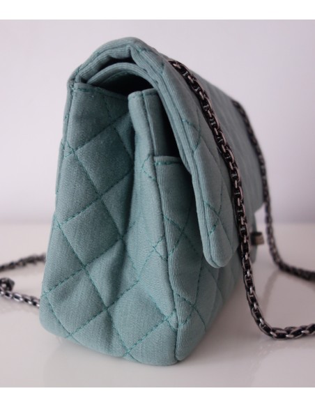 SAC CHANEL 2.55 VERT D'EAU