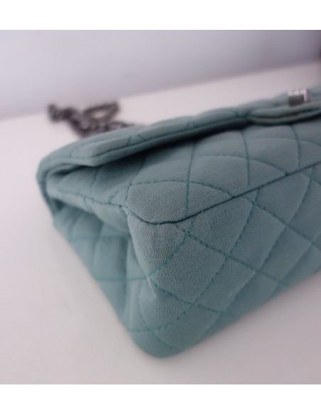 SAC CHANEL 2.55 VERT D'EAU