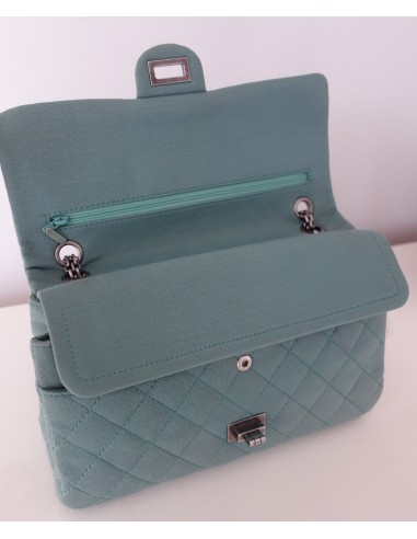 SAC CHANEL 2.55 VERT D'EAU SAC CHANEL 2.55 VERT D'EAU