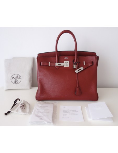 SAC HERMES BIRKIN 35 ROUGE HERMES