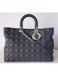 SAC LADY DIOR GRIS TGM