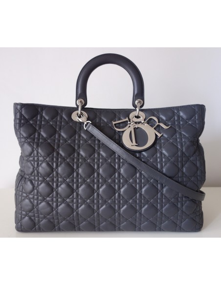 SAC LADY DIOR GRIS TGM