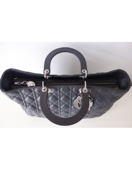 SAC LADY DIOR GRIS TGM