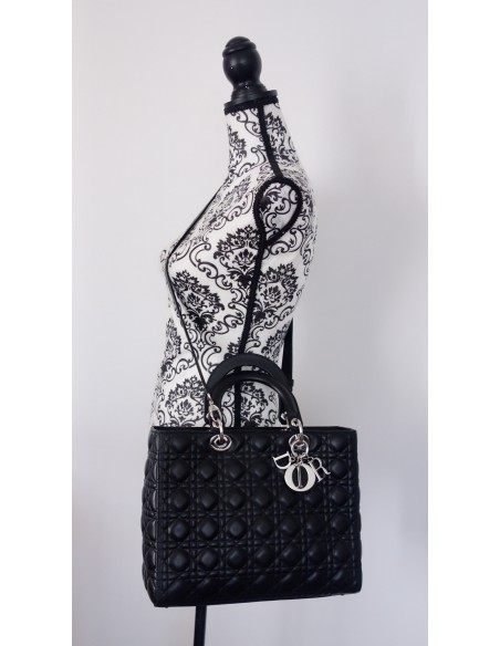 SAC LADY DIOR GM NOIR