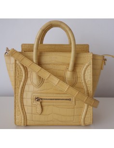 SAC LUGGAGE NANO CELINE ALLIGATOR