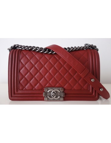 SAC CHANEL BOY ROUGE