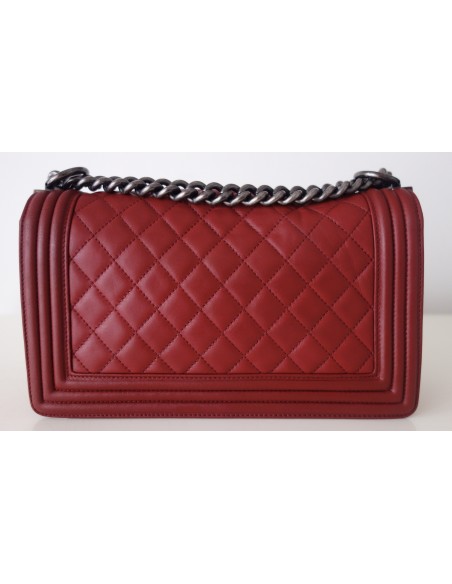 SAC CHANEL BOY ROUGE