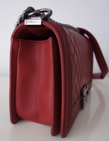 SAC CHANEL BOY ROUGE SAC CHANEL BOY ROUGE