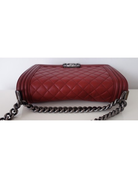 SAC CHANEL BOY ROUGE