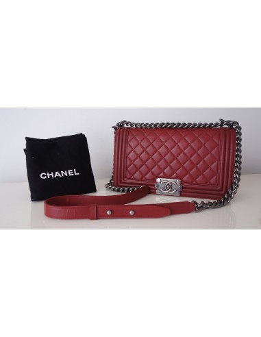 SAC CHANEL BOY ROUGE SAC CHANEL BOY ROUGE