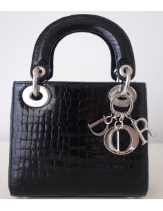 SAC MINI LADY DIOR ALLIGATOR 2