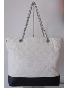 SAC CHANEL SHOPPING BICOLORE 2