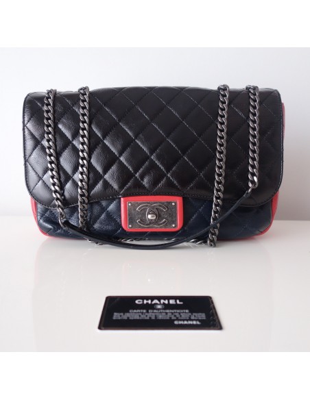 SAC CHANEL CLASSIQUE TRICOLORE