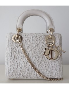 Sac Lady Dior mini blanc