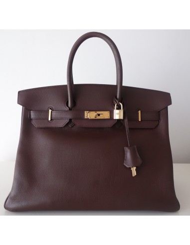 Sac Hermes Birkin 35 marron