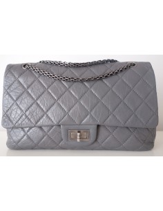 Sac Chanel 2.55 Maxi gris
