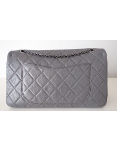 Sac Chanel 2.55 Maxi gris 2