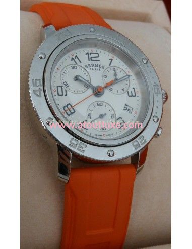 MONTRE HERMES CLIPPER PLONGEE CHRONO GM