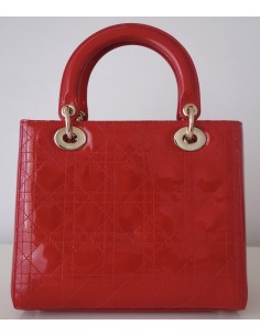 Sac Lady Dior rouge 2