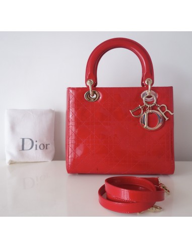 Sac Lady Dior rouge Sac Lady Dior rouge